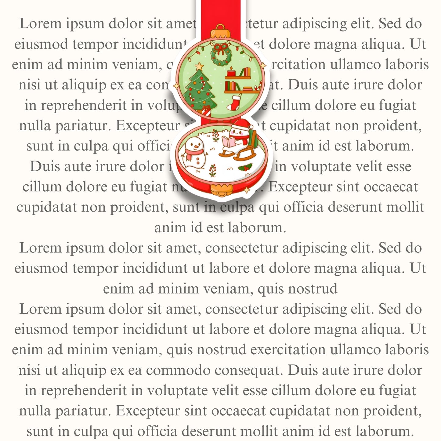 Christmas Ghost Ornament