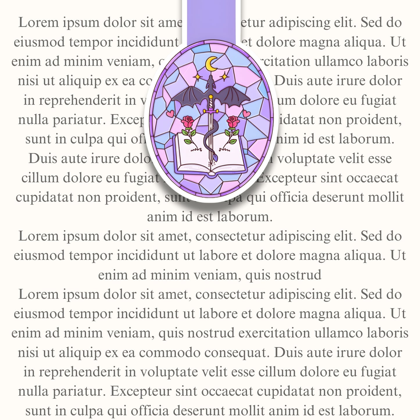 Stained Glass Fantasy Dragon