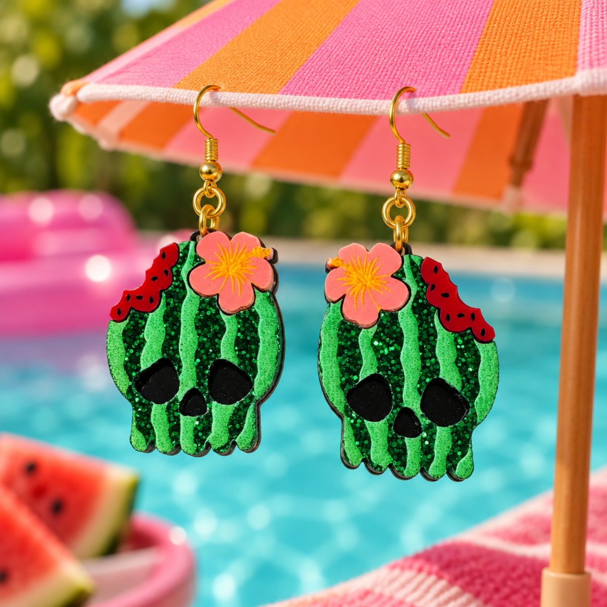 Watermelon Skull