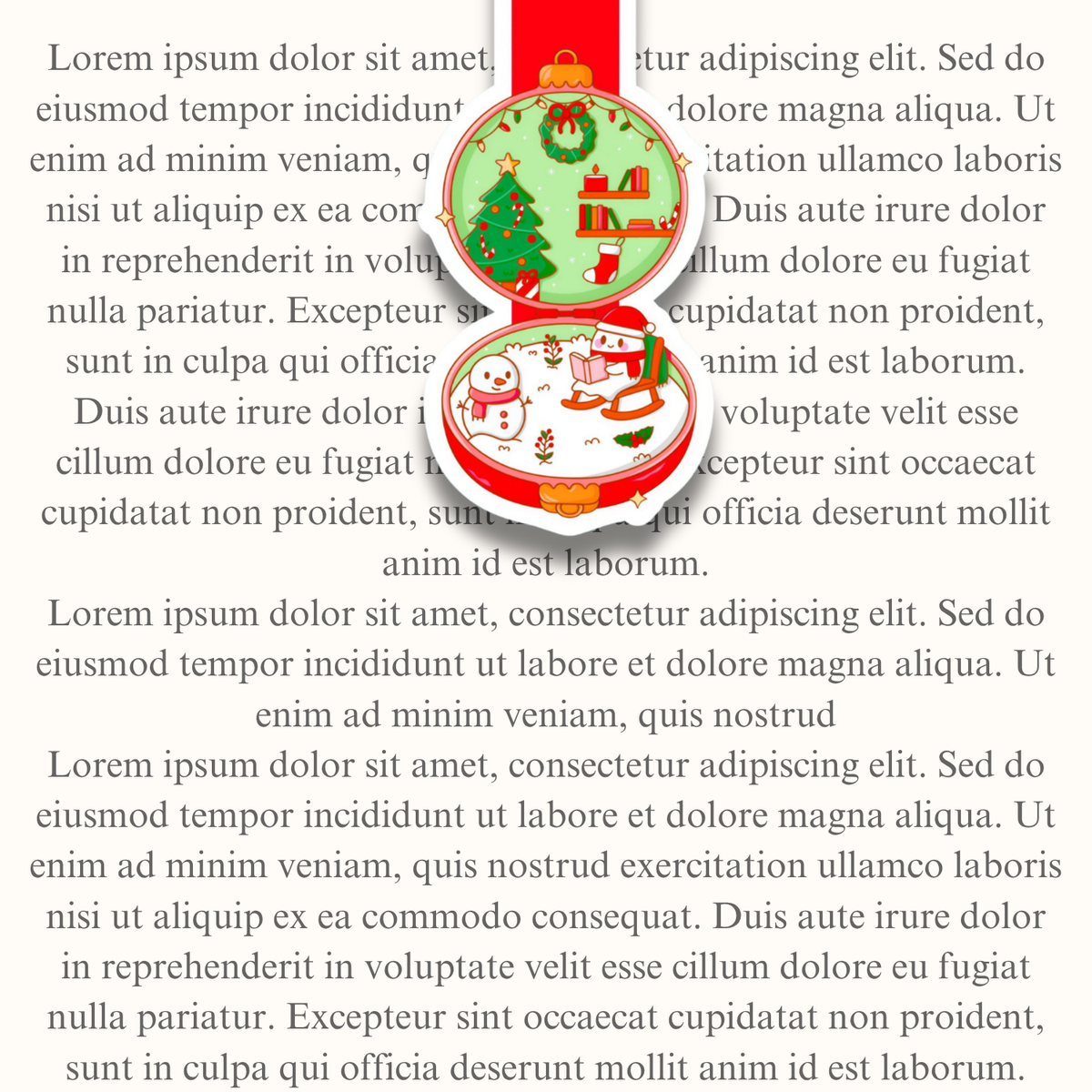 Christmas Ghost Ornament