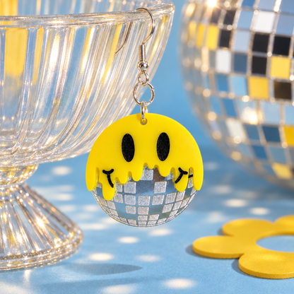 Melting Smiley Disco Ball
