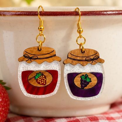Strawberry & Grape Jam Jar