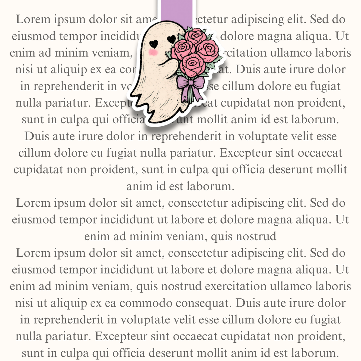 Ghost with Roses