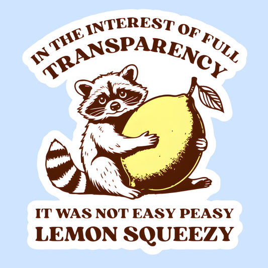 Raccoon Lemon Squeezy