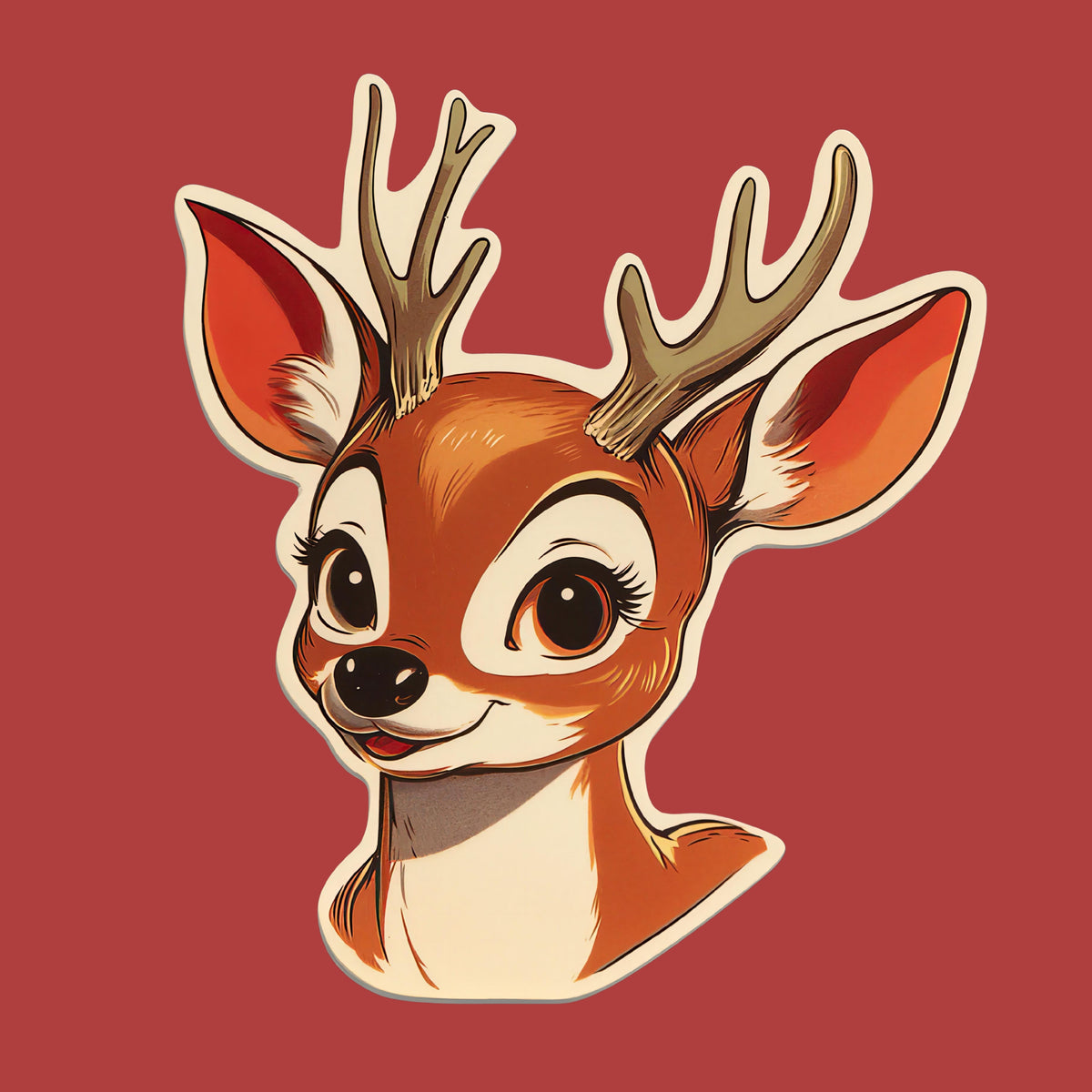 Vintage Christmas Deer