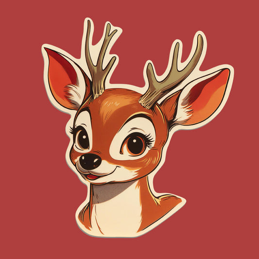 Vintage Christmas Deer