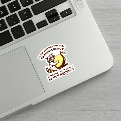 Raccoon Lemon Squeezy