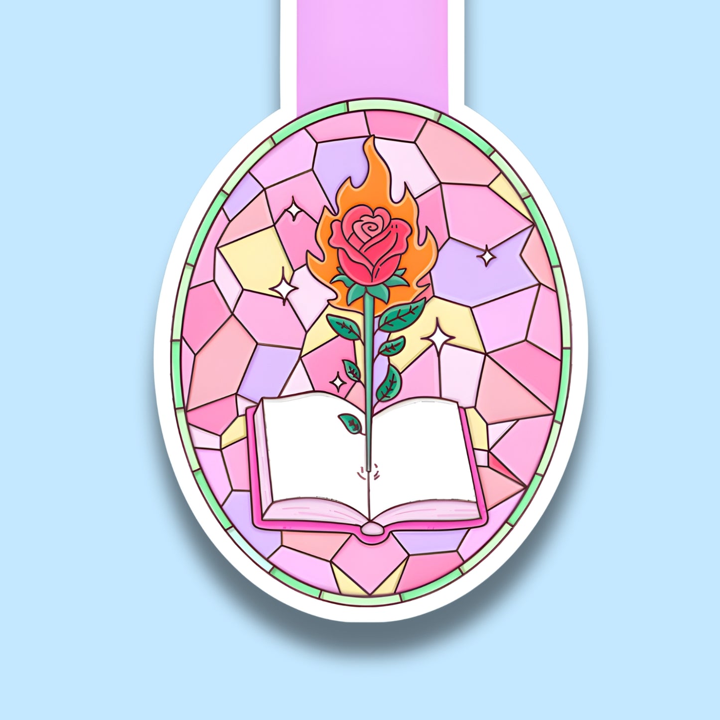 Stained Glass Rose
