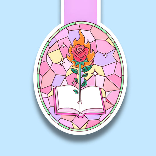 Stained Glass Rose
