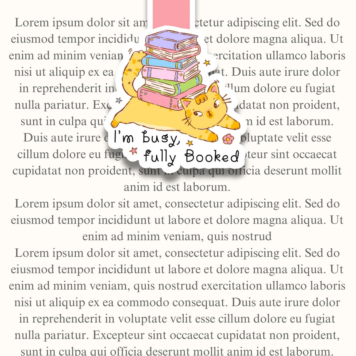 I'm Busy, Fully Booked