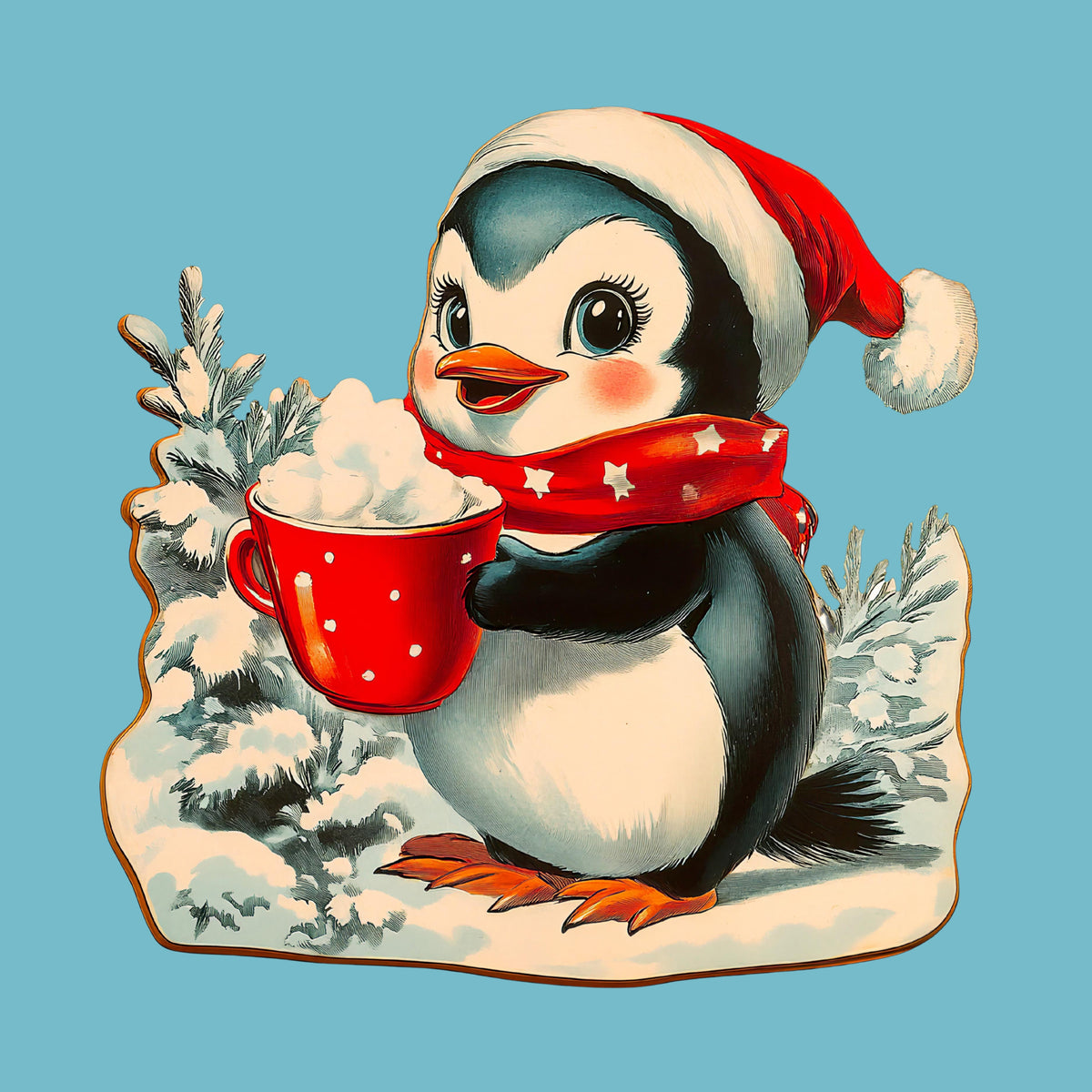 Cozy Christmas Penguin