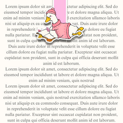 Cozy Pink Beanie Duck