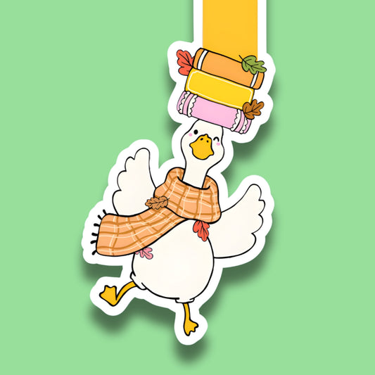 Balancing Duck with Books