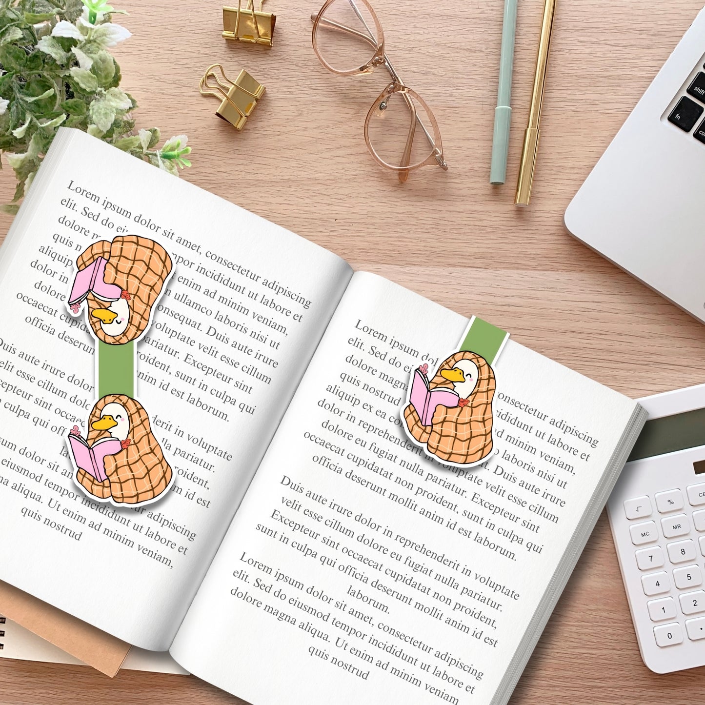 Blanket Snuggled Duck