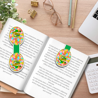 Stained Glass Book Tree