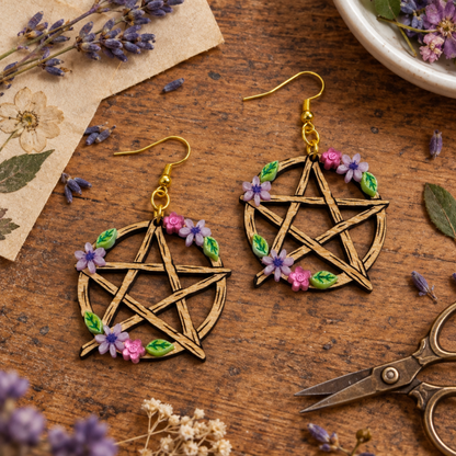 Floral Pentagram