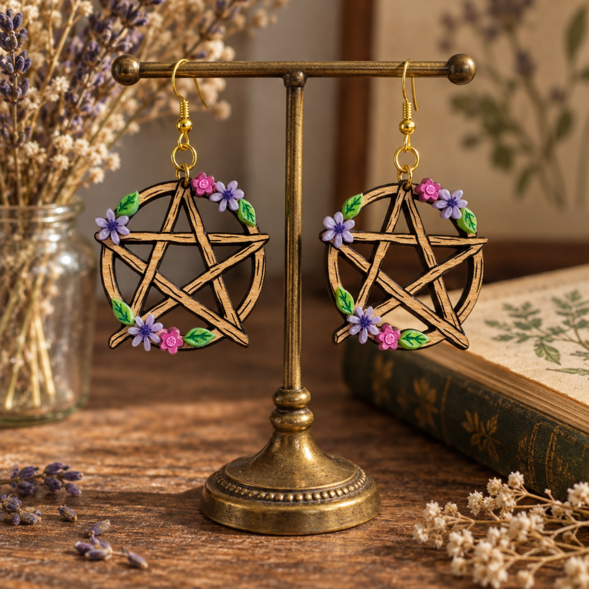 Floral Pentagram
