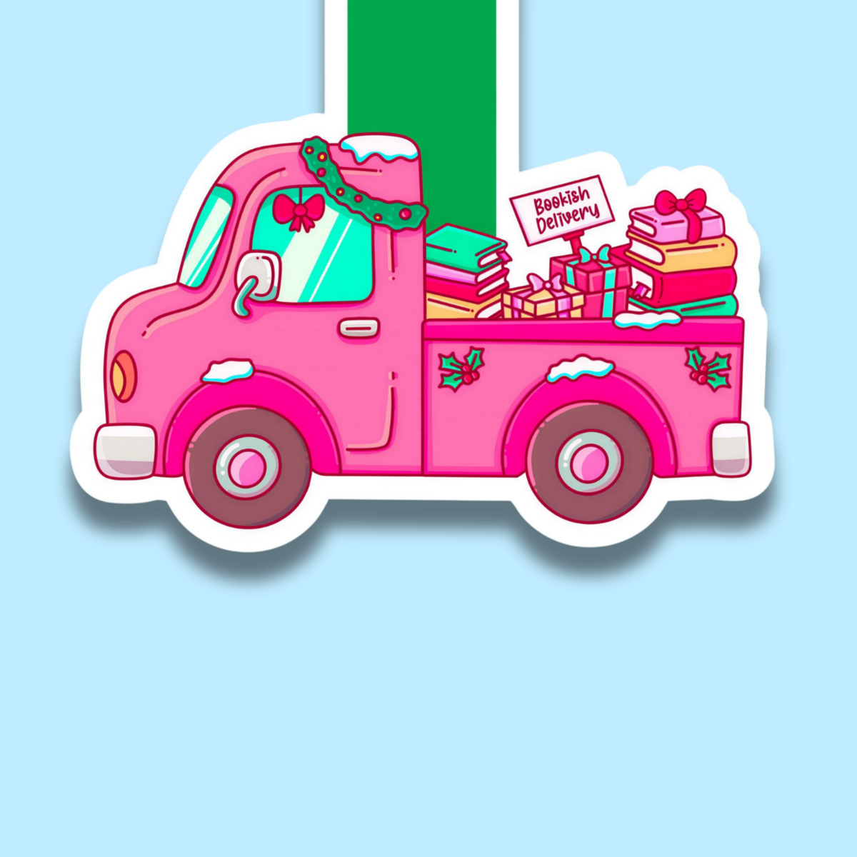 Christmas Book Truck