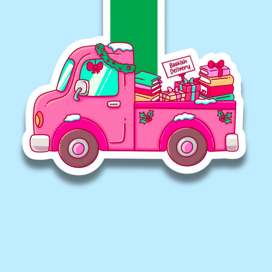Christmas Book Truck