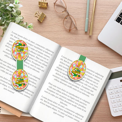 Stained Glass Book Tree