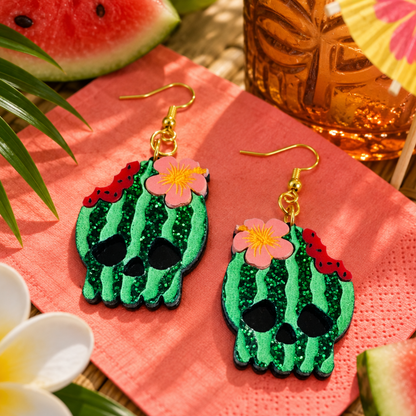 Watermelon Skull