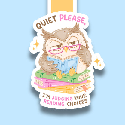 Quiet Please, I’m Judging Your Reading Choices