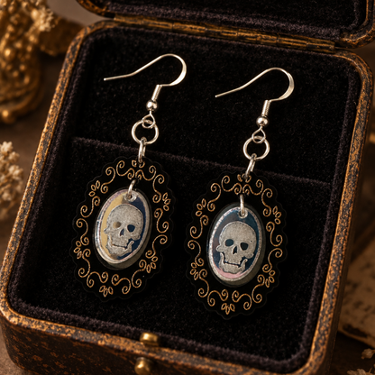 Victorian Gothic Skull Frame