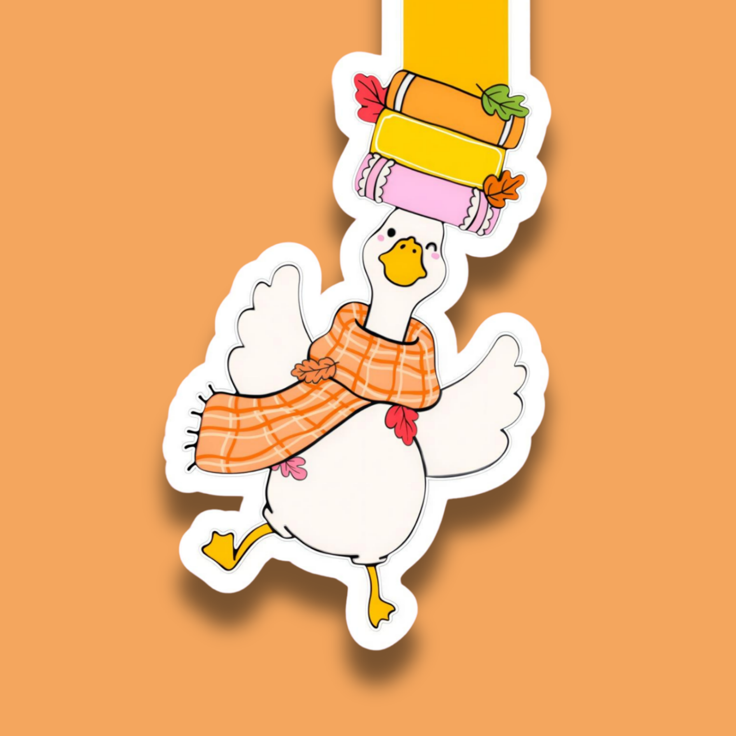 Fall Duck Bookworm
