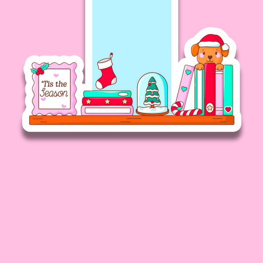 Christmas Bookshelf