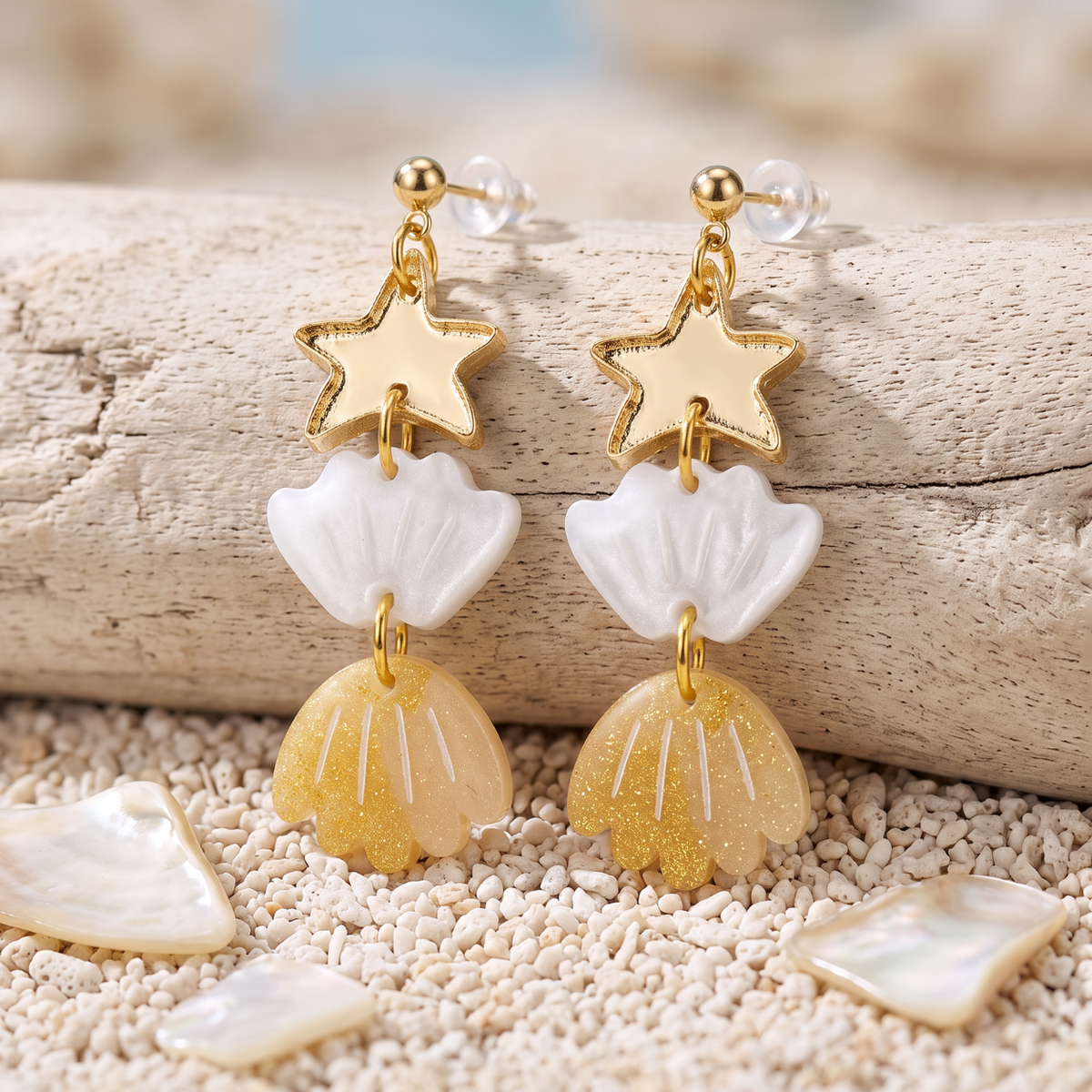 Star & Seashell Gold