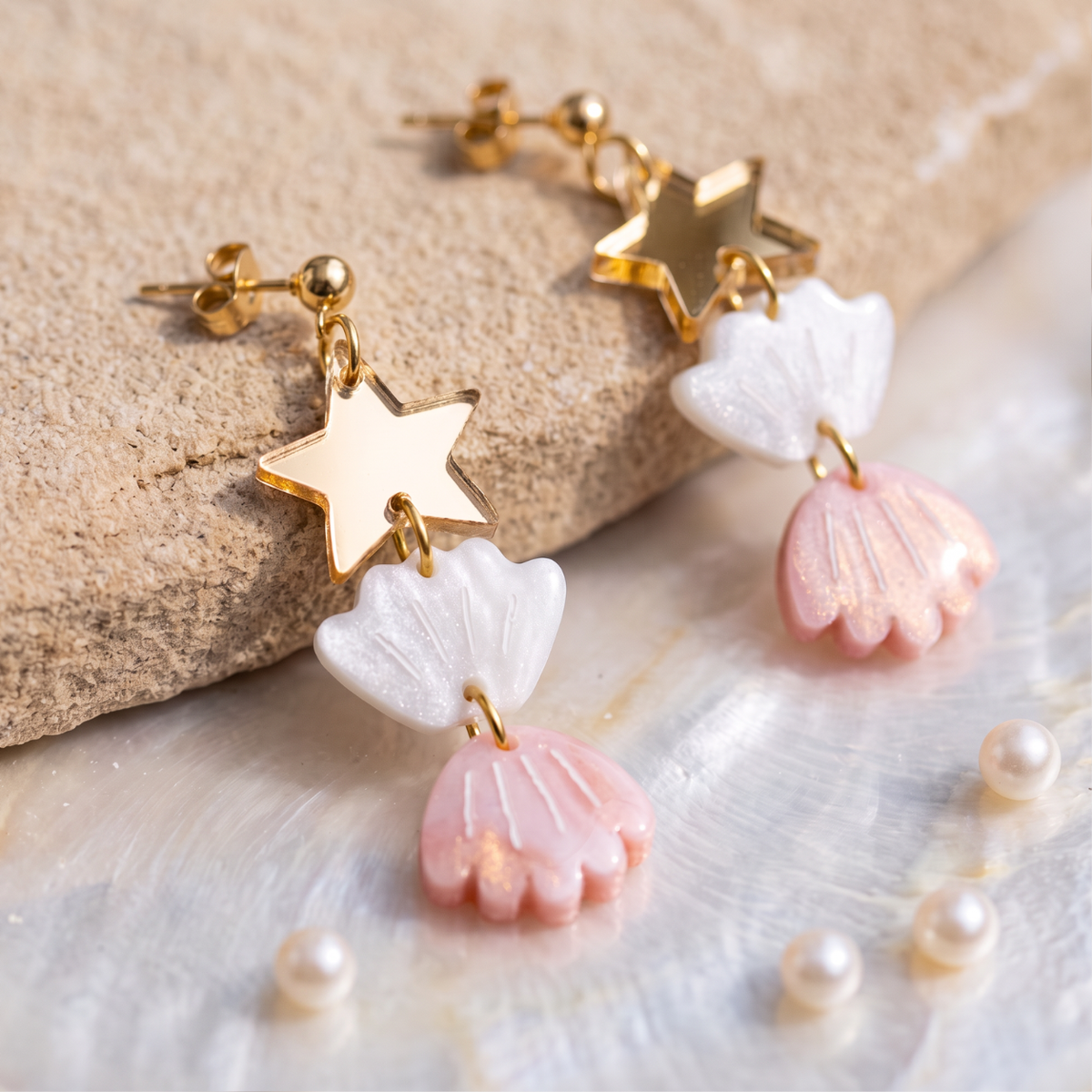 Star & Seashell Pink