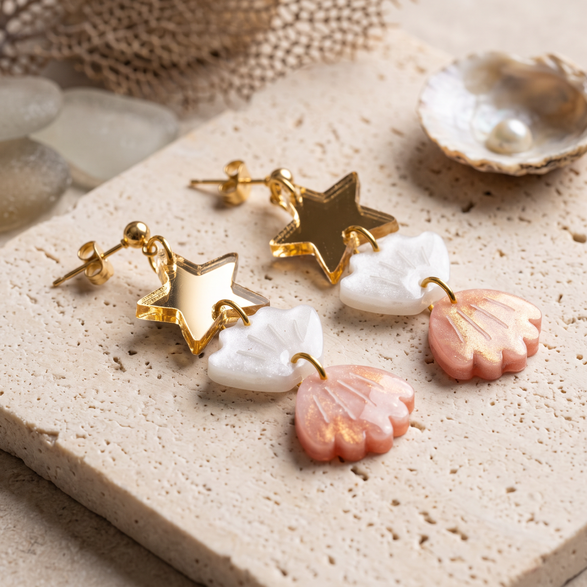 Star & Seashell Pink