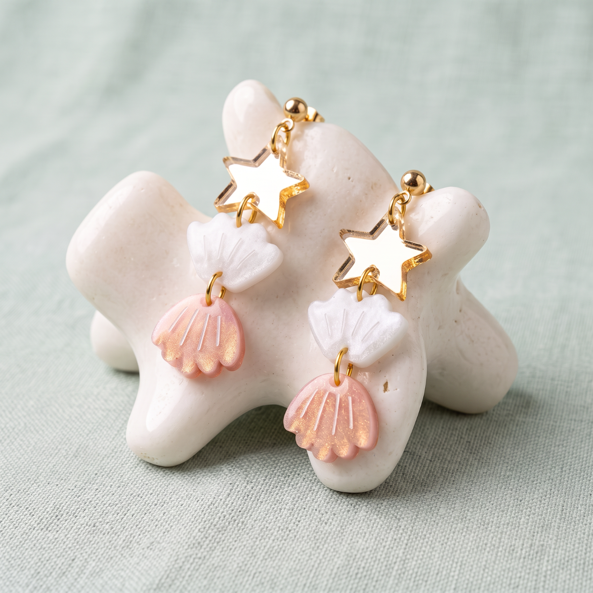 Star & Seashell Pink