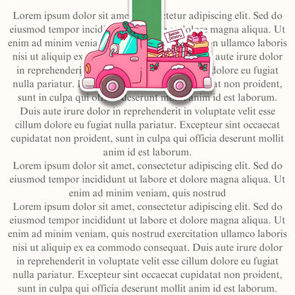 Christmas Book Truck