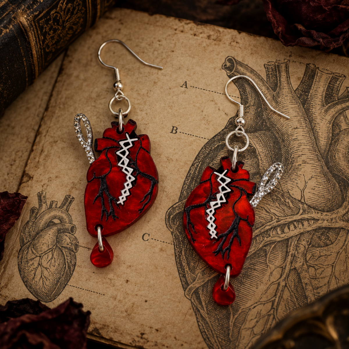 Stitched Anatomical Heart