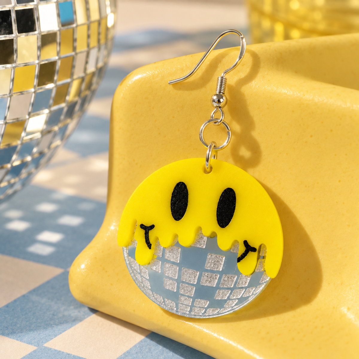 Melting Smiley Disco Ball