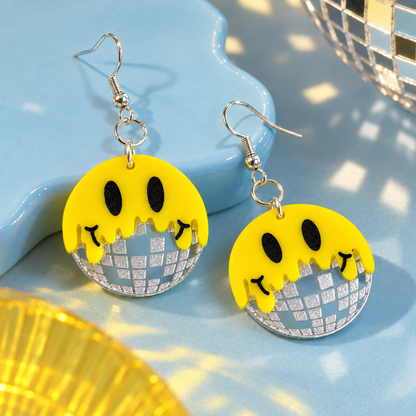 Melting Smiley Disco Ball
