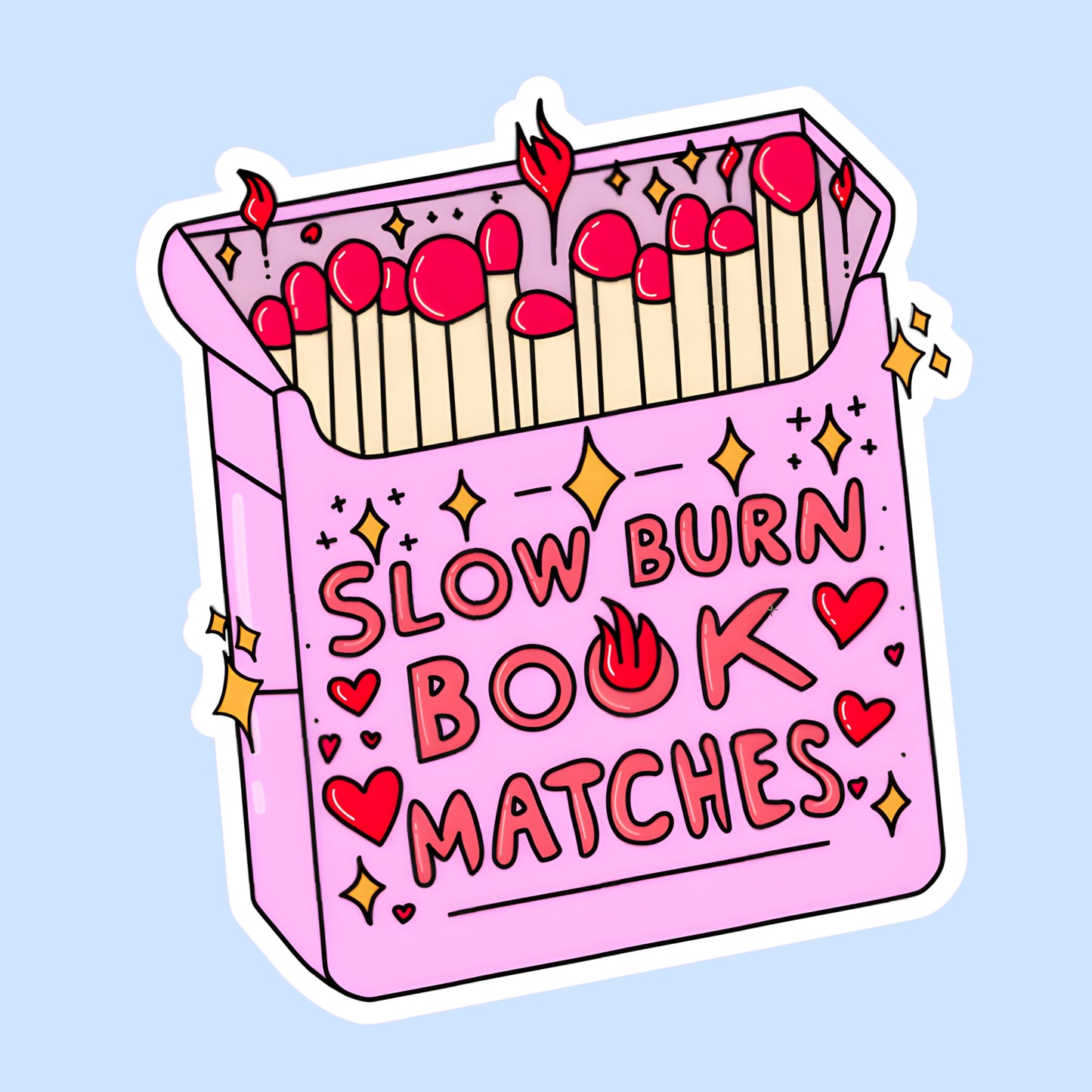 Slow Burn Book Matches